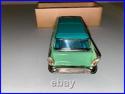 Rare Vintage Bandai Japan Tin Friction Buick Estate Wagon With Original Box