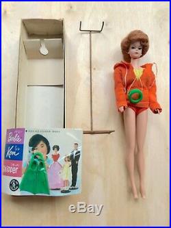 Rare Vintage Barbie Bubble Cut Japanese Exclusive Dressed Box #1608 Skin Diver