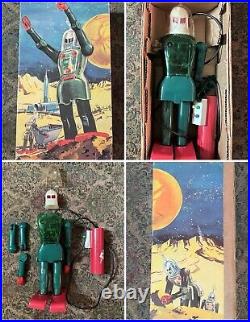 Rare, Vintage, DUX Astro Astroman Robot Toy With Original Box for Repair, Parts