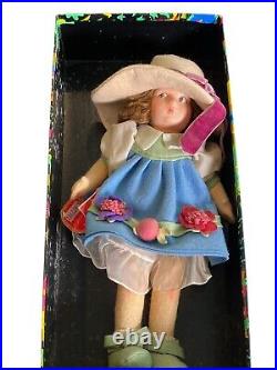Rare Vintage Lenci Doll With Original Box And Tags