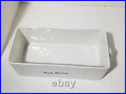 Rare Vintage Marinated Herring Marinating Box German Ceramic Faience Read