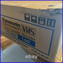 Rare Vintage Panasonic PV-1220 VCR VHS Recorder In PV-1630 Original Box