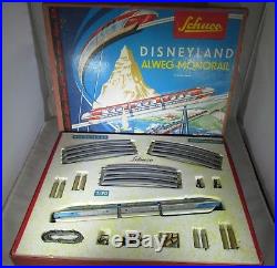 Rare Vintage Schuco #6333 Disneyland Alweg-monorail/ Blue Version/ Original Box