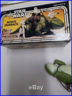 Rare Vintage Star Wars Patrol Dewback in the Original Box