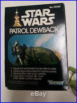 Rare Vintage Star Wars Patrol Dewback in the Original Box