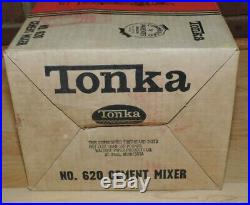 Rare Vintage Tonka Cement Mixer Truck #620 & Original Box Nos