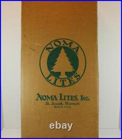Rare Vtg Noma Lites Inc Lighted Christmas Stocking Blow Mold Original Box