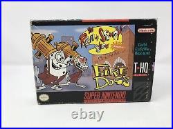 Ren & Stimpy Fire Dogs Super Nintendo SNES Original box only RARE