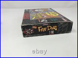 Ren & Stimpy Fire Dogs Super Nintendo SNES Original box only RARE