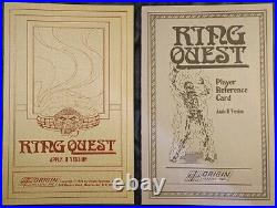 Ring Quest Apple II Rare Origin Systems Release Box Back withall contents (1988)