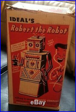 Robert The Robot By Ideal Rare Version 1 1953 Original Box Nice