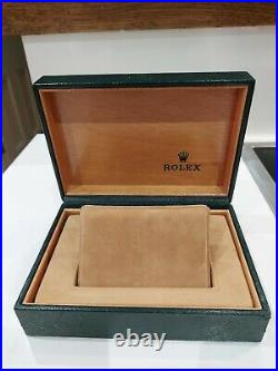 Rolex Original Vintage Watch Box RARE Version Folded Cushion 68.00.55 1980's