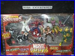 SPIDERMAN VS SINISTER 6 2004 Toybiz Marvel Legends Factory Sealed RARE SP-1