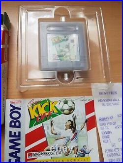 SUPER KICK OFF RARE (BOXED) Gameboy BOXED & ORIGINAL 1993 RECEIPT