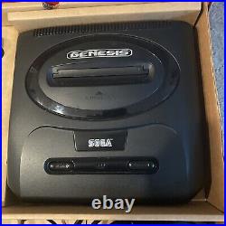 Sega Genesis Model 2 Console Bundle Complete In Original Box 6-Pak Version Rare