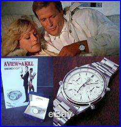 Seiko 7a28-7020 James Bond original rare box e garanzia datata1984