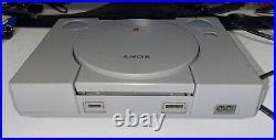 Sony PlayStation Console (SCPH-9001) With Rare Long Box Games Works Great PS1