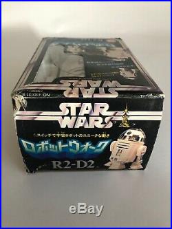 Star Wars Takara Battery Operated R2D2 Japan Vintage 1977/78 Rare Original Box