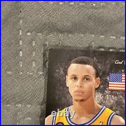 Stephen Curry 2010-11 Elite Black Box Flag Patch Auto /99 2nd Year RARe