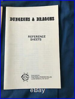 Super Rare! D&D Dungeons and Dragons Original White Box 3-Volume Set