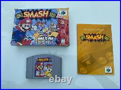 Super Smash Bros. (Nintendo 64 99) COMPLETE w Original Box N Manual! Rarely Used