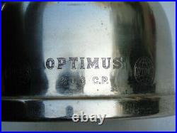 Swedish Original Optimus300 Cp Kerosene Lantern & Original Box Rare Lamp