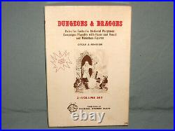 THE ORIGINAL TSR DUNGEONS AND DRAGONS WHITE BOX SET (VERY RARE and NR MINT-!)