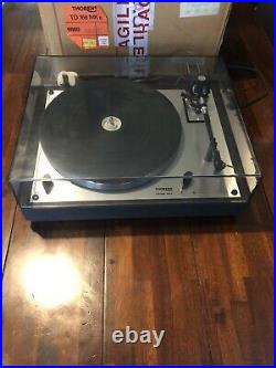 THORENS TD166 MK II TURNTABLE RECORD DECK. With Its Original Box From 1983 RARE