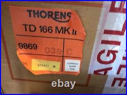 THORENS TD166 MK II TURNTABLE RECORD DECK. With Its Original Box From 1983 RARE