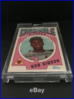 TOPPS PROJECT 2020 BOB GIBSON CARD #7 GROTESK PR 1,205 WithBOX RARE