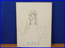 TOSHIO SAEKI Art book Illustrations RED BOX 1972 SUPER RARE