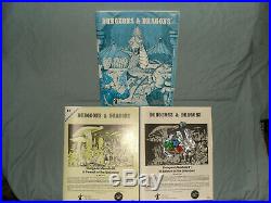 TSR 1st Ed Box Set DUNGEONS & DRAGONS BASIC SET (RARE with ORIGINAL DICE!)