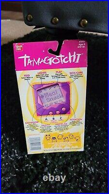 Tamagotchi Original 1997 Bandai Virtual Pet RARE Clear BLUE original box AS NEW
