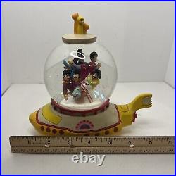 The Beatles Yellow Submarine Pepperland Snow Globe Music Box 9065/10000 RARE