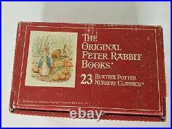 The Original Peter Rabbit Books Complete 23 Miniature Titles Display Box Rare