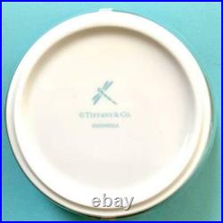 Tiffany & Co. Blue Box Bowl tableware Ribbon Bone china 2pcs Set Gift New Rare