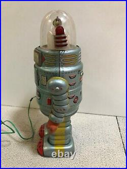 Tin toy Door Robot Alps Electric remote control Working Withoriginal box Mega rare
