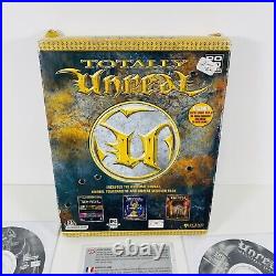 Totally Unreal PC CD ROM Big Box 4 Disc 1999 Original Rare Epic Games Vintage
