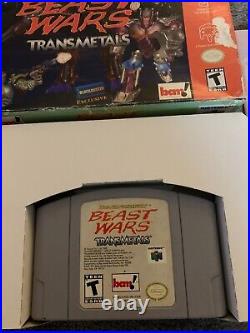 Transformers Beast Wars Nintendo 64 N64 CIB complete in box with manual rare