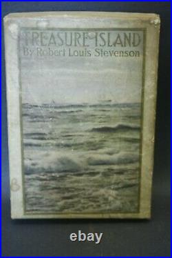 Treasure Island Book Robert L Stevenson 1st Edition Rare Original box cover