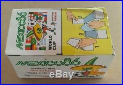 ULTRA RARE! Original Panini Mexico'86 1986 sealed box (full) excellent