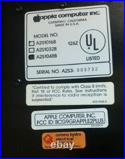 ULTRA Rare Apple II+ Bell & Howell Darth Vader Computer Original BOX