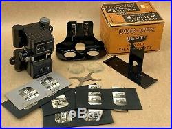 UNIVERSAL DUO-VEX 1930s 3D Stereo Camera with Viewer, Original Box Rare