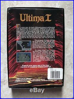 Ultima 1 PC 1986 Original Box CIB Ultima I Origin/Broderbund RARE Complete