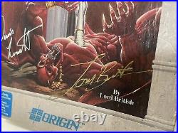 Ultima VI Signed by RG and Denis Rare Big Box PC Incomplete See Pictures Read