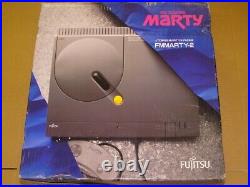 Unused? Fujitsu FM Towns Marty FMMARTY Model 2 ORIGINAL RARE Boxed Gray