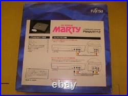 Unused? Fujitsu FM Towns Marty FMMARTY Model 2 ORIGINAL RARE Boxed Gray
