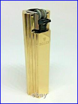 VERY RARE VINTAGE ROLEX LIGHTER COVER SOLID GOLD WITH Original box NEW