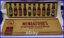VERY RARE Vintage BILL'S MINIATURE BEER BOTTLES w ORIGINAL BOX W@W@
