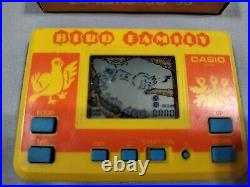VERY RARE Vintage Casio Bird Family CG-93 Handheld Game with Original Box